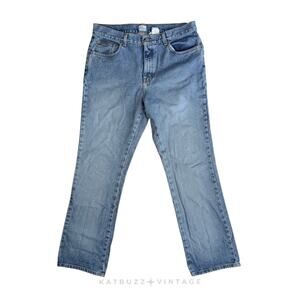 Calvin Klein Jeans 12 Blue Vintage 90s Y2K Boot Cut Straight 100% Cotton Denim
